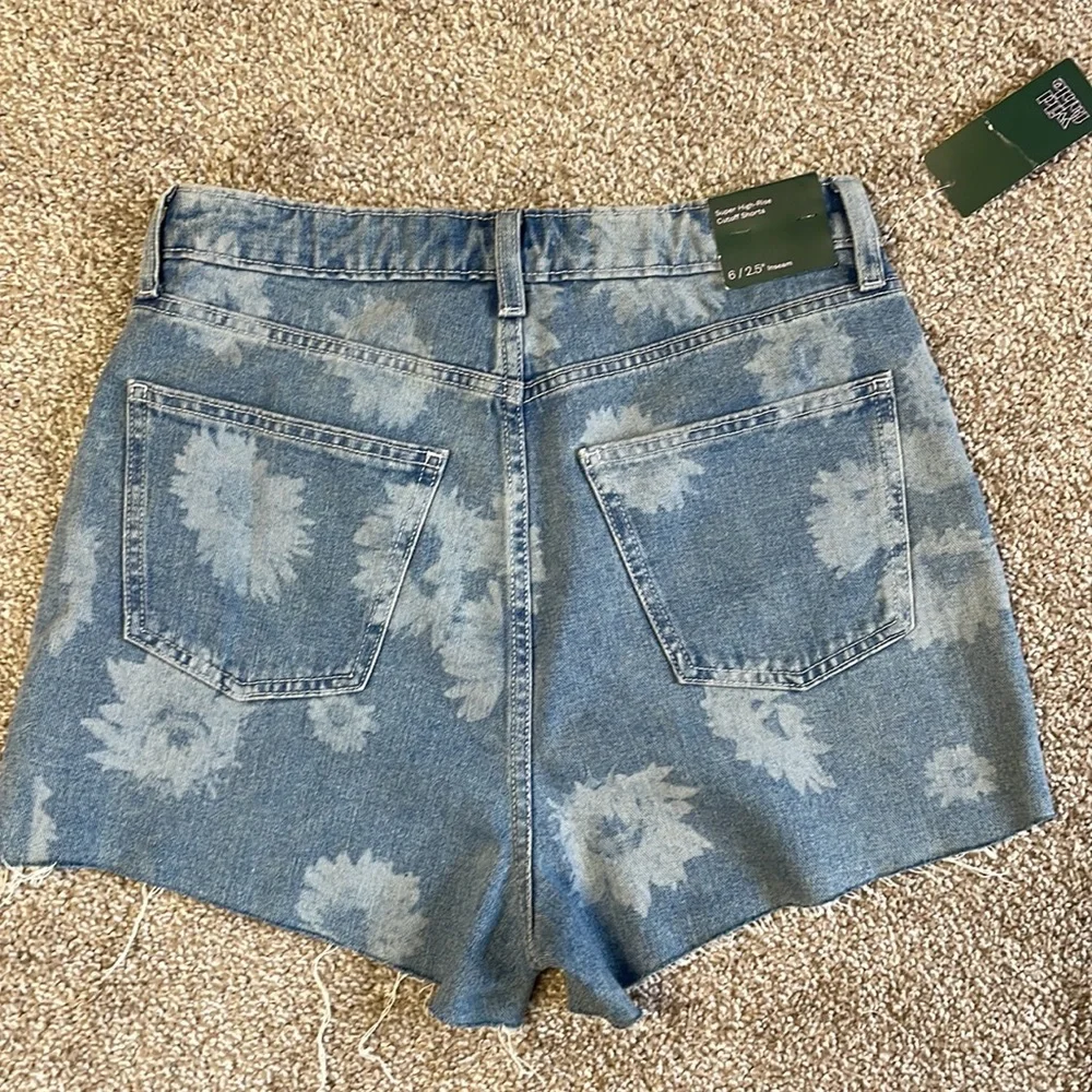 NWT Wild Fable Denim Flower Shorts - Picture 4 of 7